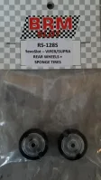 RS-128S RevoSlot Viper/Supra Rear wheels & sponge tires x 2